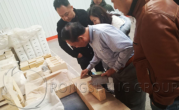 Vietnam customer gived a visit to Rongsheng Kiln Refractory Group