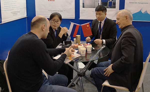 Rongsheng kiln refractory Booth in Global scale Metallurgical Exhibition