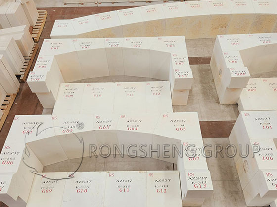 AZS Refractory Bricks for Glass Furnace